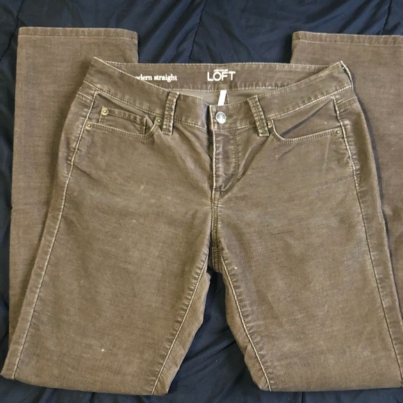 Corduroy LOFT Modern Strait Pants - Picture 3 of 7